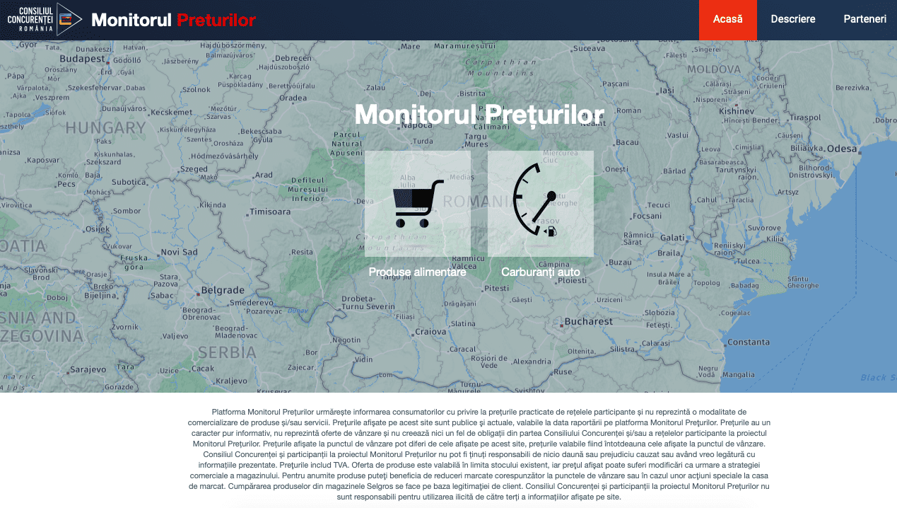 monitorul preturilor monitorul prețurilor