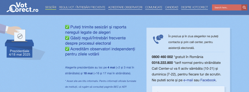 vot corect