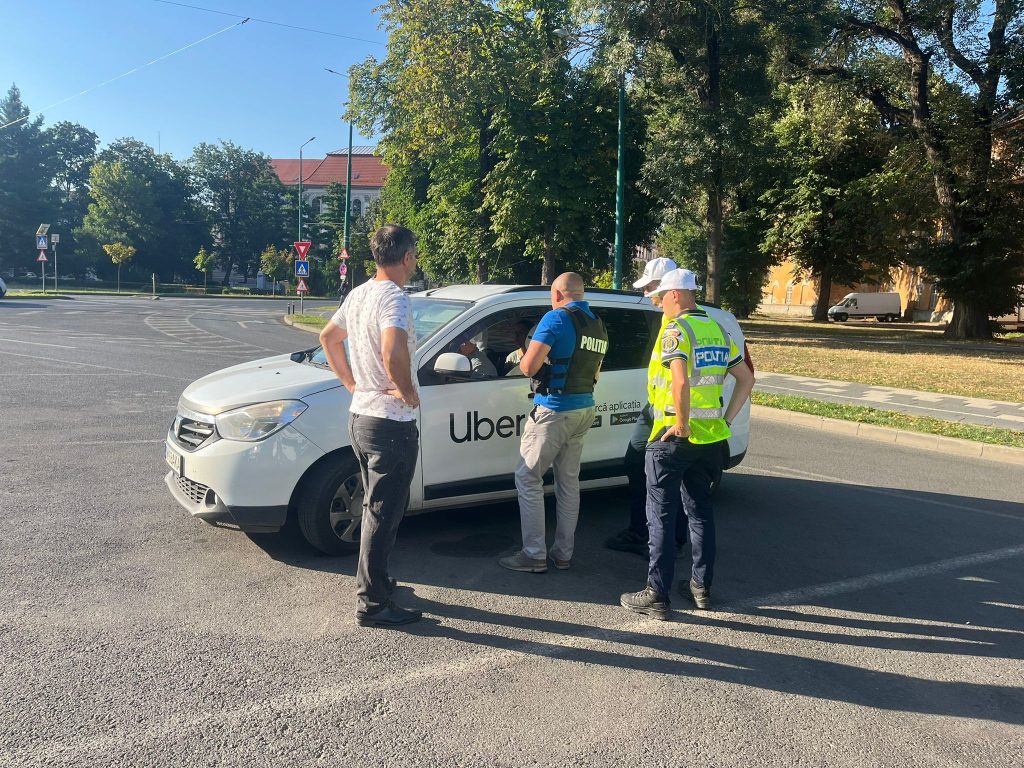 Controale în ride-sharing la Timișoara: amenzi de 37.000 de lei și dosare pentru evaziune fiscală