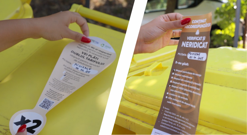 RETIM și ADID Timiș reiau campania de informare „Colectează separat, neapărat! Evită penalizările”