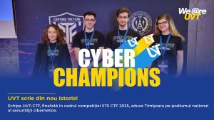 „Hackeri” de top: studenții UVT, locul II la competiția de securitate cibernetică organizată de STS