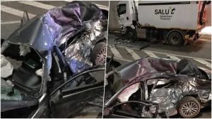 Impact violent în Pasajul Michelangelo. Un bărbat a murit, altul a fost rănit