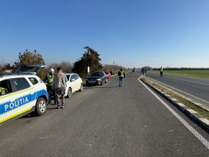 Razie pe DN6: peste 200 de amenzi în doar patru ore, în Timiș