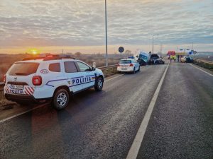 Accident cu trei mașini pe Centura de Sud