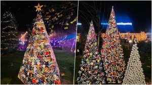 Brazi de Crăciun… reinventați. Sau „PossibiliTREE”, din materiale recuperate