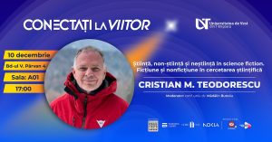 Dialog despre știință și science-fiction la UVT, cu fizicianul Cristian M. Teodorescu