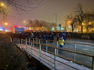 Suporteri PAOK, la Timișoara, după accidentul cu șapte morți de pe DN6