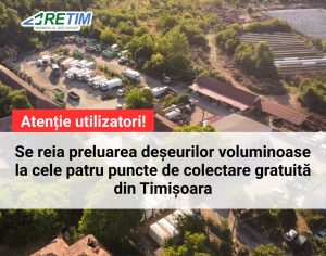 RETIM preia din nou deșeuri voluminoase