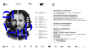 Cum ar suna Verdi la acordajul original? Un proiect internațional ajunge la Timișoara