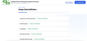 Programări online la Spitalul Municipal Timișoara: platformă nouă pentru consultații și investigații