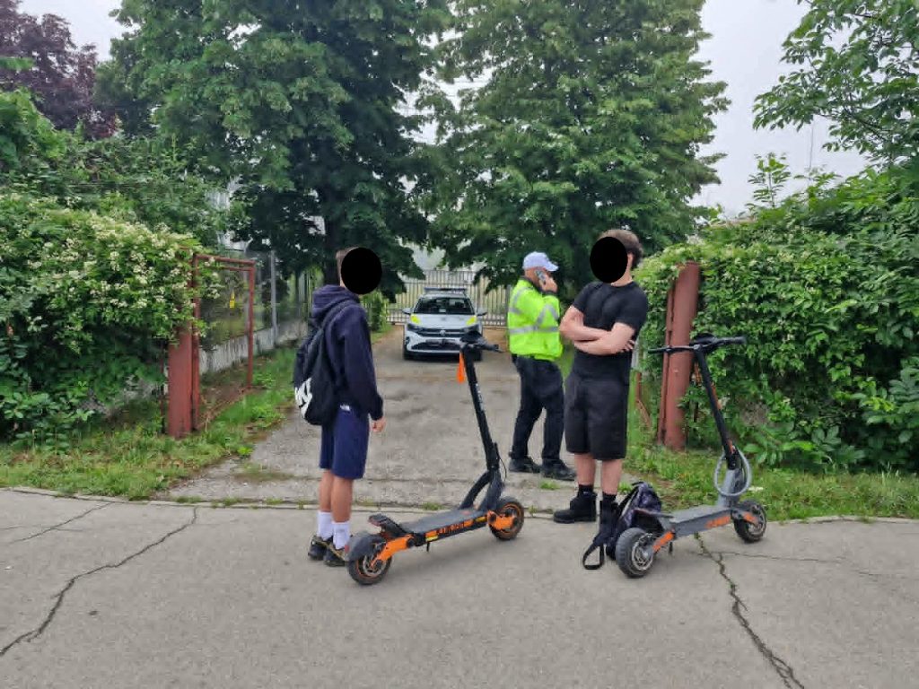 Peste 220 de amenzi pentru bicicliști, trotinetiști și pietoni, într-o săptămână, în Timiș