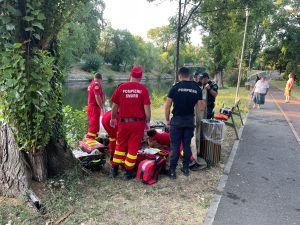 Bărbat scos din Canalul Bega, la Timișoara. A fost resuscitat și dus la spital