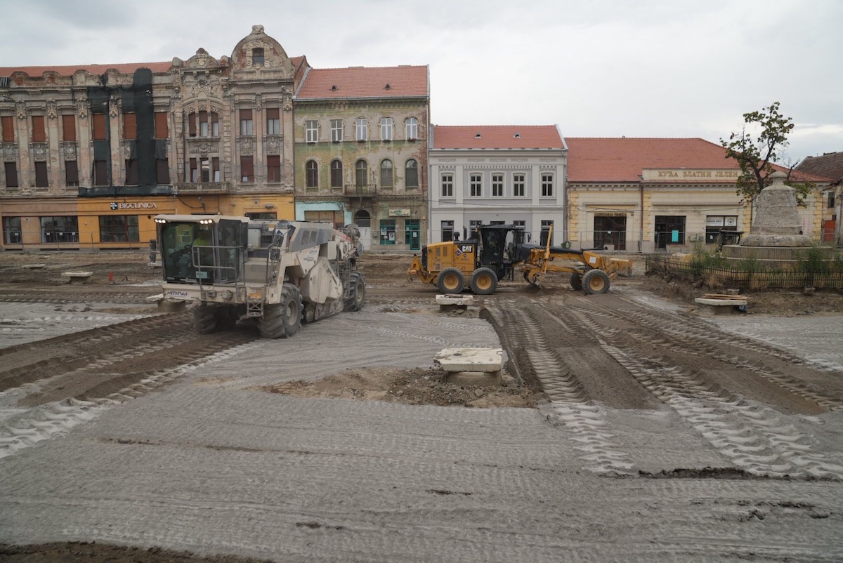 Piața Traian: după fundație, urmează noua structură