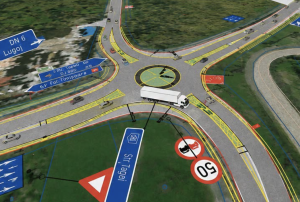 Sens giratoriu la intersecția periculoasă de pe DN6, la Lugoj. Contractul a fost semnat