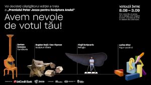 Patru sculpturi, în finala Premiului Peter Jecza. Publicul va decide în premieră câștigătorul