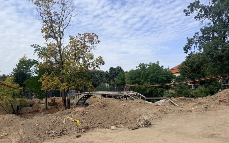 Pasarela Îndrăgostiților așteaptă după un cablu. Greu cu demolarea