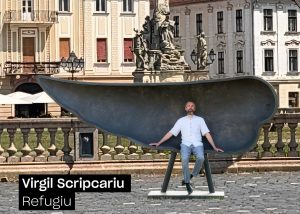 O nouă sculptură în Piața Unirii. Timișorenii au ales „Refugiu”, de Virgil Scripcariu