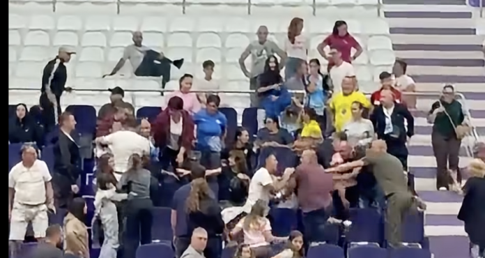 Reținut după bătaia din tribune de la meciul de handbal de junioare